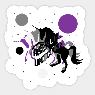 I'm An Asexual Unicorn Sticker